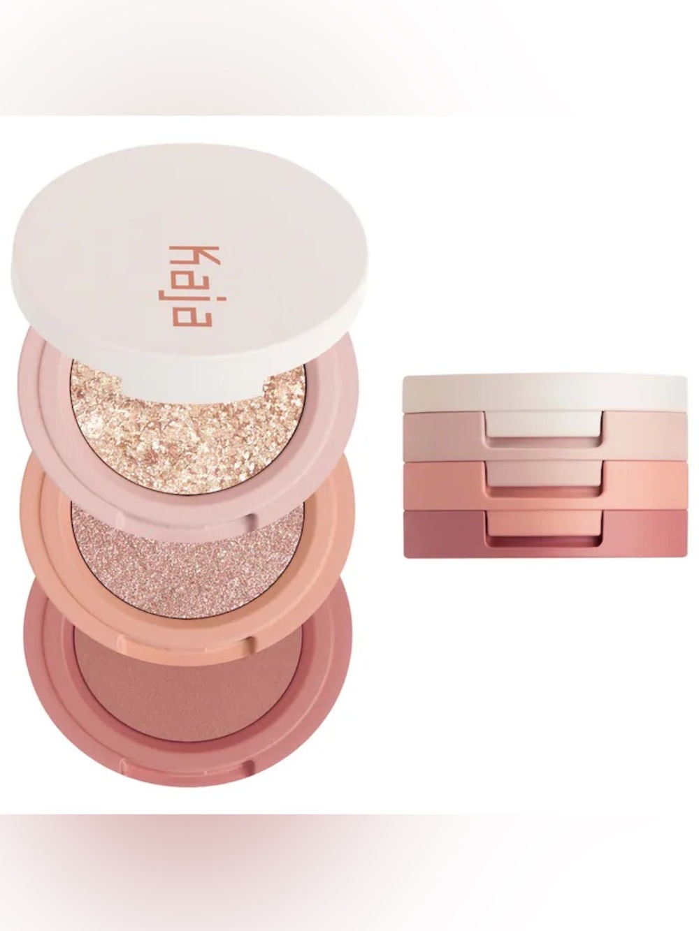 Kaja Eye Bento Bouncy Eyeshadow Trio - Peach Madeline